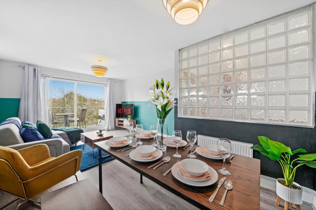 The Stylish Warwick Abode - Balcony - Garden Villa Leek Wootton Eksteriør bilde